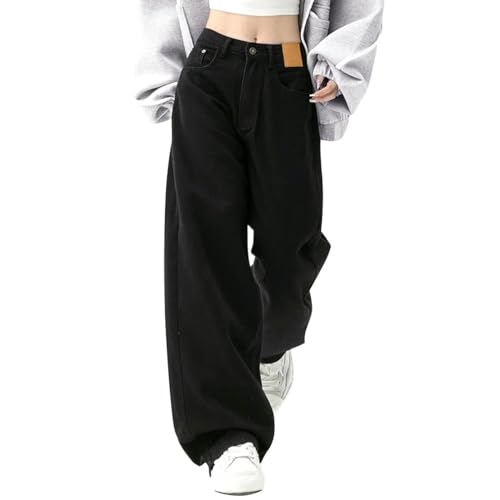 Jeans Damen Baggy Y2k Boyfriend Jeanshose Low Waist Hip Hop Straight Vintage Denim Hose Breites Bein Loose Hosen Locker Streetwear Schlupfjeans Freizeithose Jeans Damen Baggy Y2k Boyfriend Jeanshose Low Waist Hip Hop Straight Vintage Denim Hose Breites Bein Loose Hosen Locker Streetwear Schlupfjeans Freizeithose von Generic