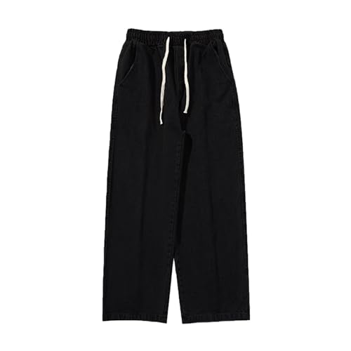 Jeans Jogginghose Sweathose in Jeansoptik Jeans-Herren Slim Fit Herren-Hose Basic Jogg Cargohose Streifen Jogginghose Jungen Jeans-Hosen Freizeithose von Generic