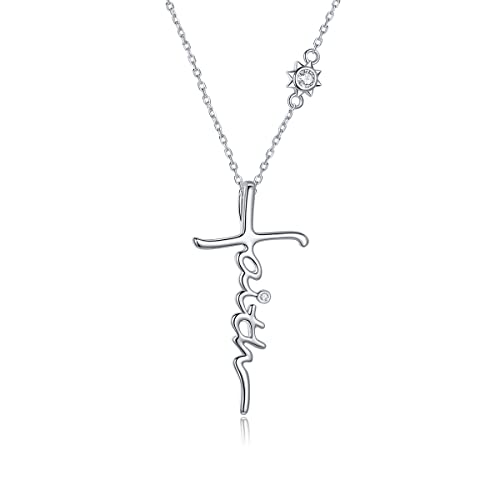 Jesus-Kruzifix-Halskette, Glaube-Kreuz-Halskette, Halskette, religiöser Schmuck für Frauen von Generic