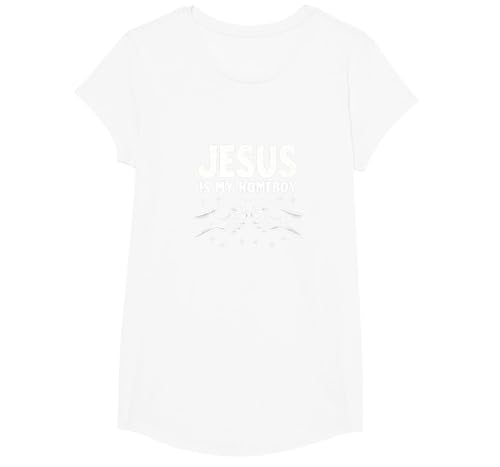 Jesus is My Homeboy Christian Men Faith Faust Bump T-Shirt, Girls, Weiß, XS Jesus is My Homeboy Christian Men Faith Faust Bump T-Shirt, Girls, Weiß, XS von Generic
