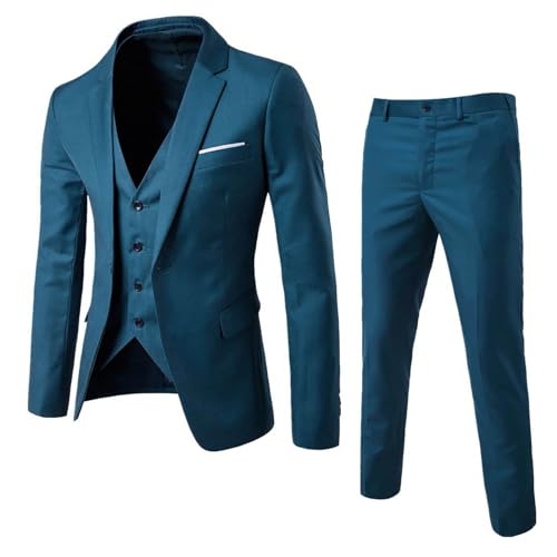 Jogging Herren Anzug Original Herren Anzug Modern Anzug Herren Hellblau Herren Anzug Karneval Anzug Fasching Herren Sakko Grau Herrenanzüge Extra Groß Prime Angebote von Generic