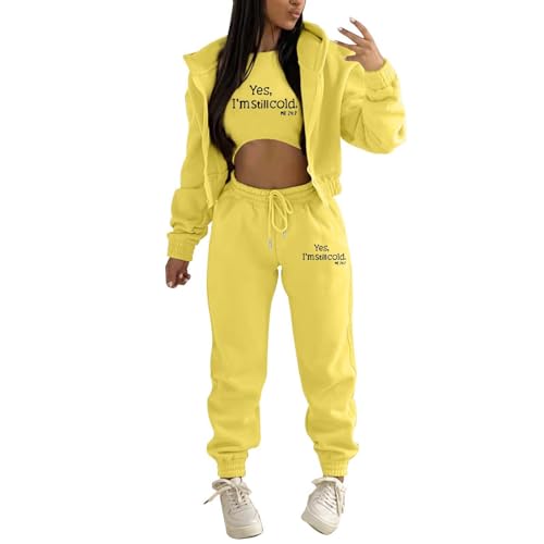 Jogginganzug Damen Beige Still Pyjama Damen Ballonseide Anzug Shorty Damen NachtwäSche Schlafanzug Damen Frottee Pyjama Damen Seide Jogginganzug Damen KurzgrößE Thermo Trainingsanzug Damen von Generic