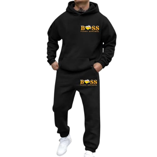 Jogginganzug Hausanzug Sportanzug Jogginghose & Kapuzensweatshirt Jogginganzug Herren Set von Generic