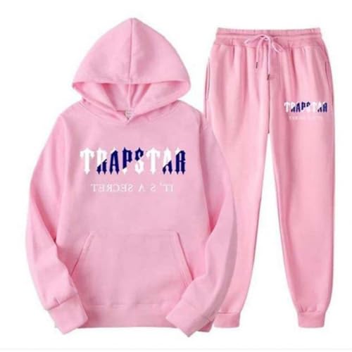 Jogginganzug Kinder Mädchen Hoodie Trapstar Langarmshirt Herren Y2K Jogginganzug Männer Tracksuit Herren Jogginghose Set Herren Trapstar Tracksuit Herren-Jogginganzüge-Sets Trapstar Jogginganzug von Generic