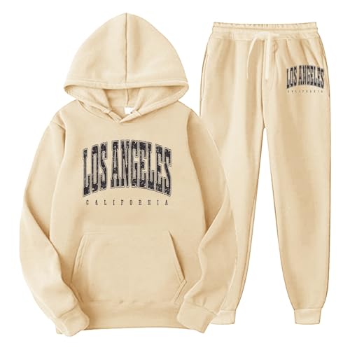 Jogginganzug Y2K Herren Baggy Kapuzenpullover Jogging Hose Zweiteiliges Set Winter Freizeit Trainingsanzug Lose Los Angeles Pullover mit Kapuze und Sporthosen Mode Outfit Teenager Anzug Jogginganzug Y2K Herren Baggy Kapuzenpullover Jogging Hose Zweiteiliges Set Winter Freizeit Trainingsanzug Lose Los Angeles Pullover mit Kapuze und Sporthosen Mode Outfit Teenager Anzug von Generic