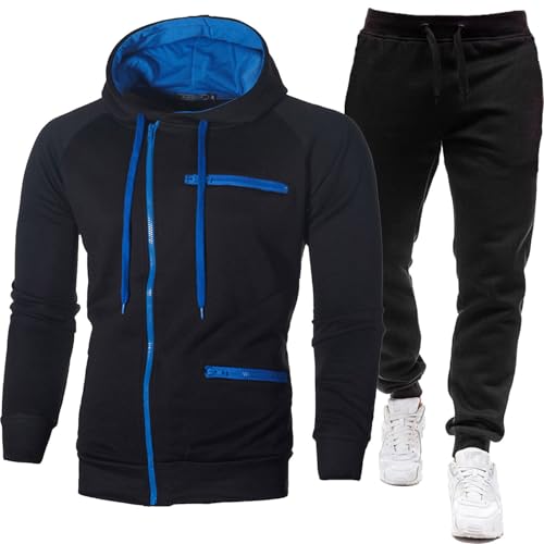Jogginghose Anzughose Blauer Trainingsanzug Herren Anzug Herren Rosa 100 Baumwolle Jogginganzug Herren AnzuggrößEn Herren Trainingsanzug Geschäftsberufskleidung Männer Blazer V Sportmantel von Generic