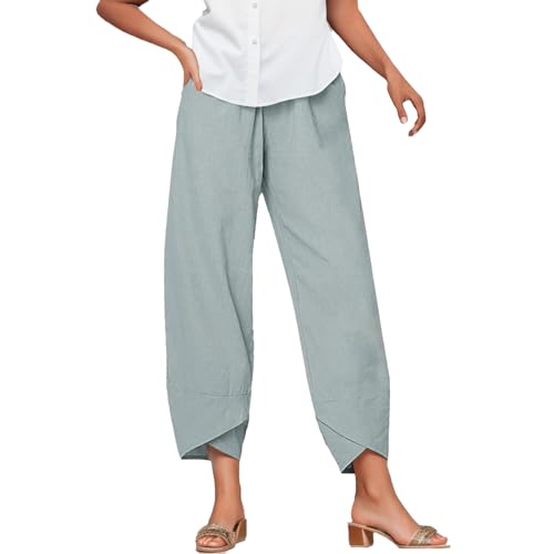 Jogginghose Damen Große Größen 54 52 58 50 48/50 XXXL 56 4XL Haremshose Leinenhose Stoffhose Freizeithose Sommerhose Pumphose Weiße Sommer Lang Leicht Elegant Stretch Luftig Schlupfhose Jogginghose Damen Große Größen 54 52 58 50 48/50 XXXL 56 4XL Haremshose Leinenhose Stoffhose Freizeithose Sommerhose Pumphose Weiße Sommer Lang Leicht Elegant Stretch Luftig Schlupfhose von Generic