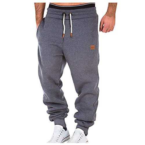 Jogginghose Herren Baumwolle Sporthose Herren Lang Cargohose Herren Warm Baggy Relaxing Hose Sweathose Stretch Jogger Fitnesshose Leichte mit Taschen Fahrradhose Herren grau M Jogginghose Herren Baumwolle Sporthose Herren Lang Cargohose Herren Warm Baggy Relaxing Hose Sweathose Stretch Jogger Fitnesshose Leichte mit Taschen Fahrradhose Herren grau M von Generic