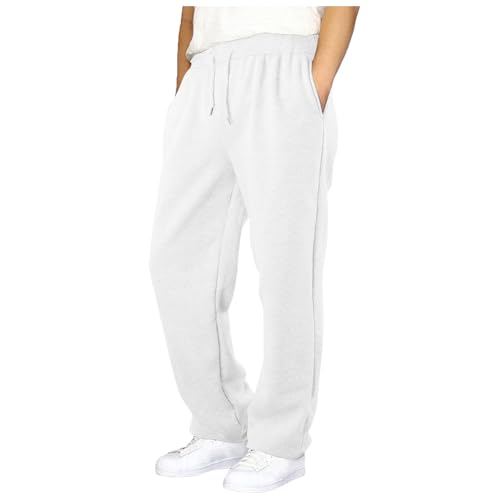 Jogginghose Herren Breite Baggy Sweatpants Baumwolle Elastische Taille Jogging Hose Weites Bein Sporthose Lang Sweat Pants Men Winter Warme Männer Sweathose mit Taschen Trainingshose Jogginghose Herren Breite Baggy Sweatpants Baumwolle Elastische Taille Jogging Hose Weites Bein Sporthose Lang Sweat Pants Men Winter Warme Männer Sweathose mit Taschen Trainingshose von Generic
