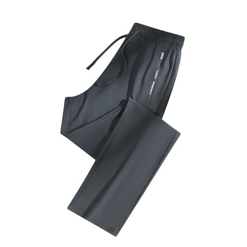 Jogginghose Leichte Wanderhose Quick Dry Hose Unisex Ultra Cargohose High Stretch Trekkinghose Schnelltrocken mit Reißverschlusstasche Mode Sporthose Freizeithose von Generic