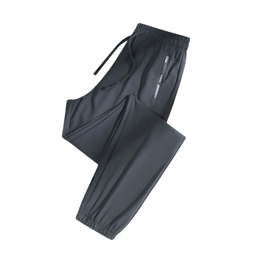 Jogginghose Leichte Wanderhose Quick Dry Hose Unisex Ultra Cargohose High Stretch Trekkinghose Schnelltrocken mit Reißverschlusstasche Mode Sporthose Freizeithose von Generic