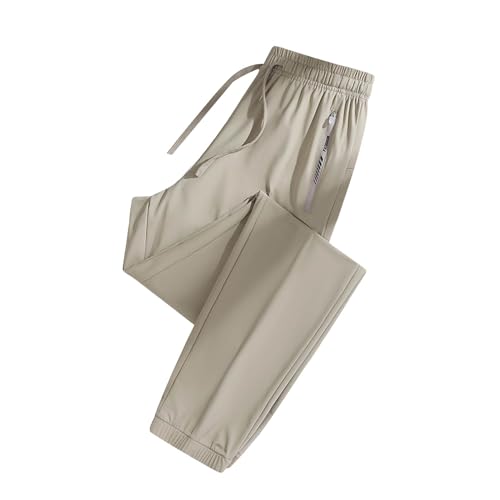 Jogginghose Leichte Wanderhose Quick Dry Hose Unisex Ultra Cargohose High Stretch Trekkinghose Schnelltrocken mit Reißverschlusstasche Mode Sporthose Freizeithose von Generic