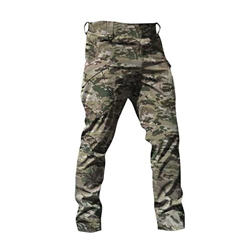 JoginghossemäNner Wanderhose Sporthose Cargohose Stoffhose Trekkinghose Trainingshose Hose Regenhose Anzughose Motorrad Golfhose Track Cordhose Softshellhose Hosen C-Leopardendruck XL 5111 von Generic