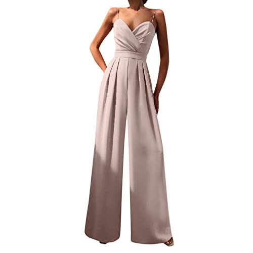 Jumpsuit Latzhose,Jumpsuit Damen Elegant Kurz,Overall Kuschelig Damen,Jumpsuit Gold Pailletten,Overall Damen Sommer Elegant,Overall Damen Hochzeit,Jumpsuit Lange Ärmel von Generic