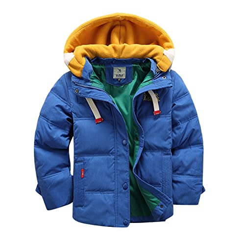 Jungen 14 Jahre Winterjacke Jungen 146 Wasserdicht Kleinkind Kinder Baby Jungen Winter Warme Langarm Jacke Oberbekleidung Mäntel Abnehmbare Kapuze Gepolsterte Oberbekleidung Pelz Jacken Jungen von Generic