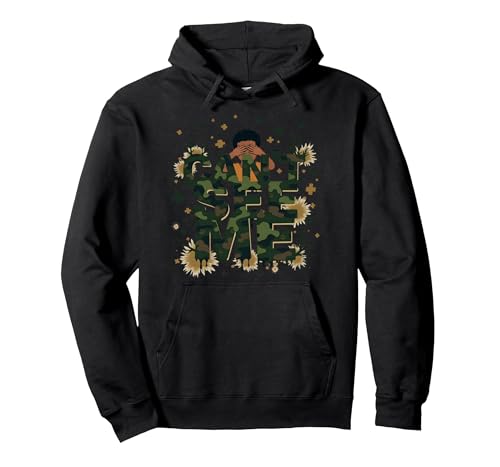 Jungen Camo Cant See Me Playful Hide and Seek Adventure Pullover Hoodie, Unisex für Erwachsene, Schwarz, L von Generic