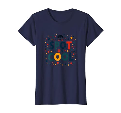 Jungen Dot Day Celebration Joyful Youth Jumping T-Shirt, Damen, Marineblau, XS Jungen Dot Day Celebration Joyful Youth Jumping T-Shirt, Damen, Marineblau, XS von Generic