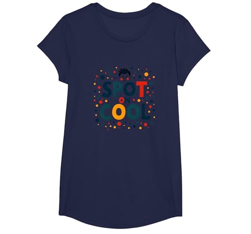 Jungen Dot Day Celebration Joyful Youth Jumping T-Shirt, Girls, Marineblau, XS Jungen Dot Day Celebration Joyful Youth Jumping T-Shirt, Girls, Marineblau, XS von Generic