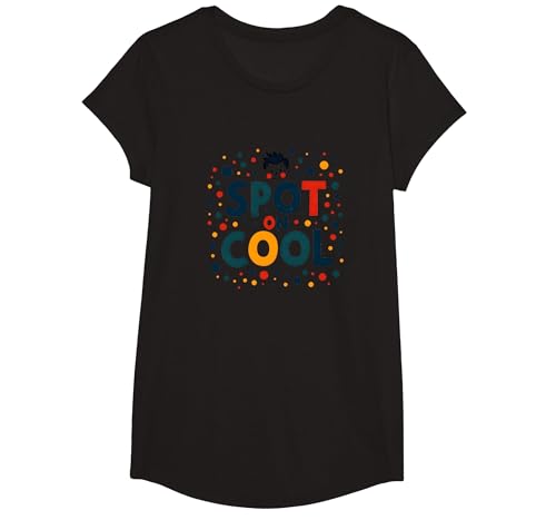 Jungen Dot Day Celebration Joyful Youth Jumping T-Shirt, Girls, Schwarz, XS Jungen Dot Day Celebration Joyful Youth Jumping T-Shirt, Girls, Schwarz, XS von Generic