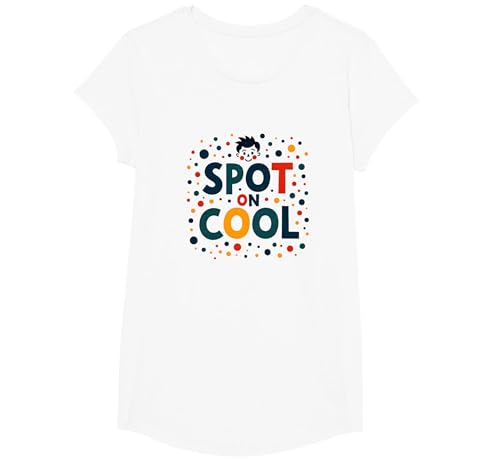 Jungen Dot Day Celebration Joyful Youth Jumping T-Shirt, Girls, Weiß, XS Jungen Dot Day Celebration Joyful Youth Jumping T-Shirt, Girls, Weiß, XS von Generic