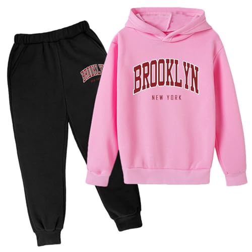 Jungen MäDchen Trainingsanzug Sportanzug Freizeitanzug Kapuzenpullover Jogginganzug HüBscher Bedruckter Sweatshirt Anzug Jogging Set Freizeitanzug Jacke Mit Kapuze + Sporthose Y2K Mode Sports Anzug Jungen MäDchen Trainingsanzug Sportanzug Freizeitanzug Kapuzenpullover Jogginganzug HüBscher Bedruckter Sweatshirt Anzug Jogging Set Freizeitanzug Jacke Mit Kapuze + Sporthose Y2K Mode Sports Anzug von Generic