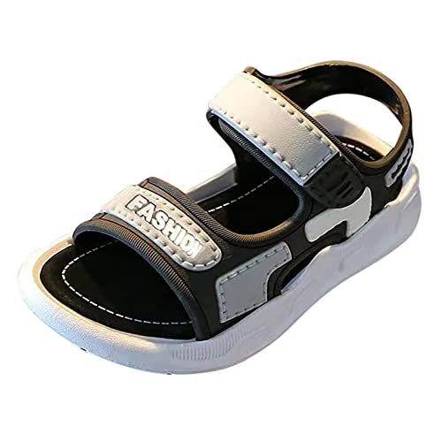 Jungen Sandalen 26 Strandsandalen Sportsandalen mit Klettverschluss Sommersandalen Flache Sandalen Rutschfest Kinder Freizeitschuhe Sandaletten Outdoor Bequem Strand Sommersandalen von Generic