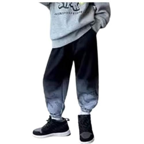 Jungenhose Farbverläufe Jogginghose Loose Freizeithose Bequeme Freizeithose Kinder Jungen Lose Aktive Jogger Sweathosen Sporthose Trainingshose Outdoorhose Activewear Hosen Für 8-15 Jahre von Generic