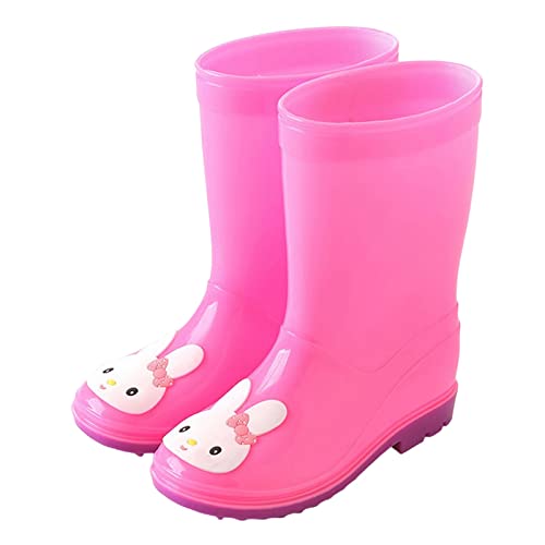 Jungs Winterschuhe süßes Kaninchen, Cartoon-Figur, Kinder-Regenschuhe, und Mädchen, Wasserschuhe, Baby-Regenstiefel 5 Monate Baby (B, 34 Big Kids) von Generic