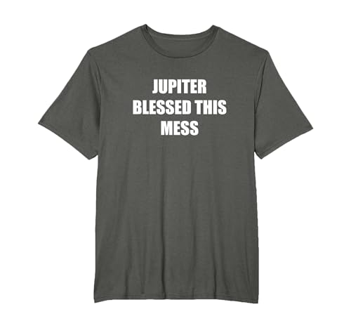 Jupiter hat Dieses Chaos gesegnet T-Shirt, Herren Große Größen, Anthrazit, 2X Tall Jupiter hat Dieses Chaos gesegnet T-Shirt, Herren Große Größen, Anthrazit, 2X Tall von Generic