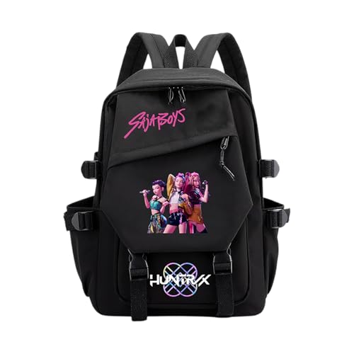 𝐊𝐏𝐨𝐩 𝐃𝐞𝐦𝐨𝐧 𝐇𝐮𝐧𝐭𝐞𝐫𝐬 Rucksack wasserdicht Anime Schulrucksack Jungen & Mädchen, Unisex Tasche für Schule, Freizeit & Reisen, gepolstert, trendy Design Schultasche 𝐊𝐏𝐨𝐩 𝐃𝐞𝐦𝐨𝐧 𝐇𝐮𝐧𝐭𝐞𝐫𝐬 Rucksack wasserdicht Anime Schulrucksack Jungen & Mädchen, Unisex Tasche für Schule, Freizeit & Reisen, gepolstert, trendy Design Schultasche von Generic