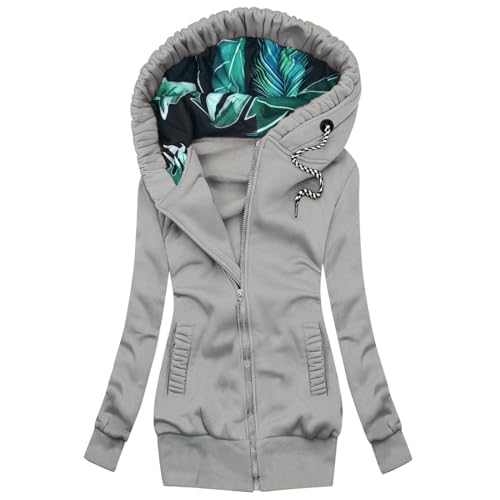 Kapuzenjacke Damen Oversized Damen Sweatshirt Locker Kapuzenpullover Warme Jacke mit Kapuze Hoodie Pullover Lang Sweatjacke Damen Casual Kapuzenjacke mit Tasche Bequeme Streetwear Kapuzenjacke Damen Oversized Damen Sweatshirt Locker Kapuzenpullover Warme Jacke mit Kapuze Hoodie Pullover Lang Sweatjacke Damen Casual Kapuzenjacke mit Tasche Bequeme Streetwear von Generic