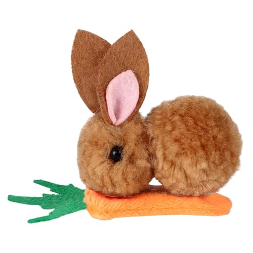 -Karotten-Clip – Plüsch-Hasen-Clip – Karotten-Zubehör | niedliche Hasen-Haarspange aus Stoff für Frauen und von Generic
