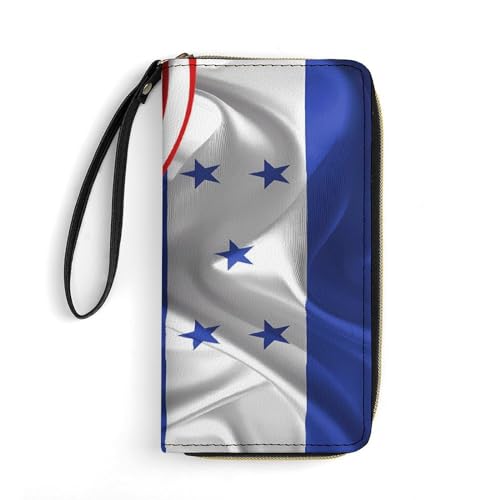 Kartenetui Amerika Flagge Und Honduras Flagge Wallet Vintage Portmonee Tragbare Kleine Münzbörse Für Kinder, Freundin, Mädchen von Generic