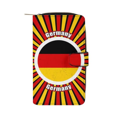 Kartenetui Retro Emblem Deutschland Flagge Portemonnaie Lustige Tragbare Brieftasche Kreative Handtaschen Für Freundin, Tochter, Mutter von Generic