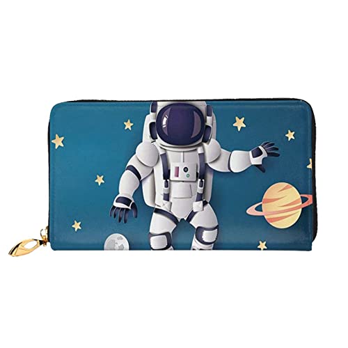 Kartenetui Weltraum Astronaut Raumschiff Geldbeutel Nette Verschluss Geldbörsen Kreative Brieftasche Für Tochter, Mutter, Frauen von Generic