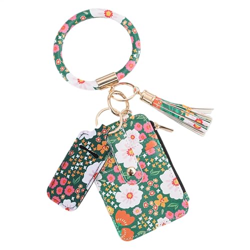 Kartenetui mit Blumenmuster, Kartenetui mit Blumenmuster - Florale Damen Geldbörse,Mehrzweck-Reise-niedliches dünnes Kartenetui, tragbares süßes kleines Kartenetui, Kreditkartenetui, schmales Portemon von Generic