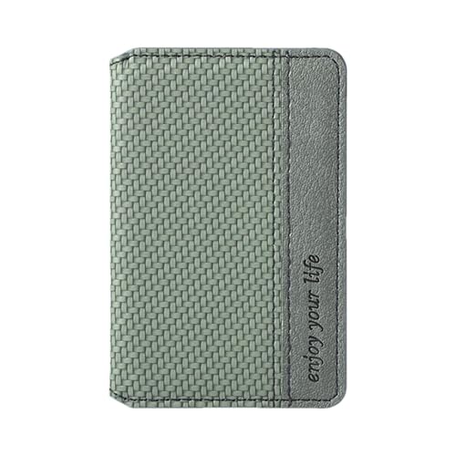 Kartenhalter selbstklebend – Multifunktionale Geldbörse für Telefon | Magnetische Geldbörse mit großer Kapazität aus PU-Leder, mit selbstklebendem für Karten, Aufbewahrungstasche für Münzen von Generic