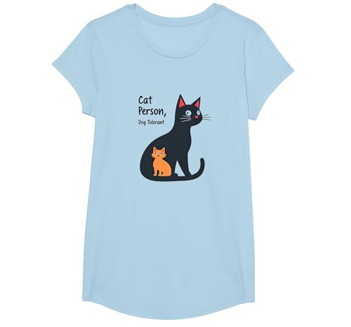 Katzenperson, Hundetolerant – witziger Tierliebhaber T-Shirt, Girls, Himmelblau, XS Katzenperson, Hundetolerant – witziger Tierliebhaber T-Shirt, Girls, Himmelblau, XS von Generic