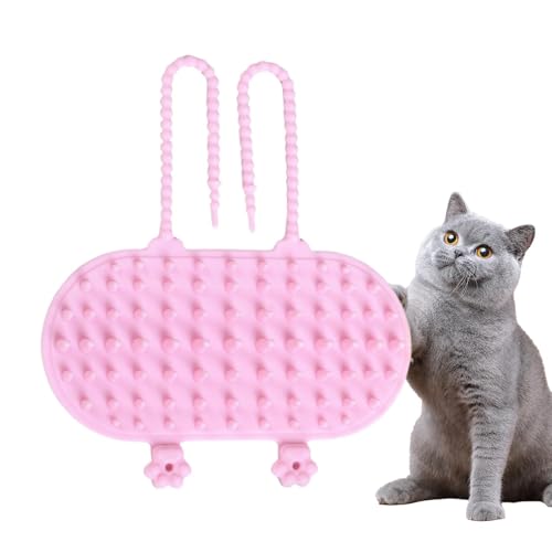Katzenpflegebürste – Katzenpflegebürste für den Innenbereich | Katzenbadbürste, flexible Hundewaschbürste, Katzenverlustbürste, wiederverwendbare Badebürste für Leinwand Katzenpflegebürste – Katzenpflegebürste für den Innenbereich | Katzenbadbürste, flexible Hundewaschbürste, Katzenverlustbürste, wiederverwendbare Badebürste für Leinwand von Generic