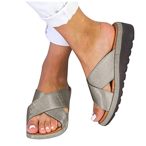 Keilsandalen Damen Wedges Meladen Fischmaul Wedges Elegant Sandaletten Absatz Weite H Sandale Sommer Peeptoes Keilabsatz Frauen Damenschuhe Sommerschuhe Abendschuhe Pantoletten von Generic