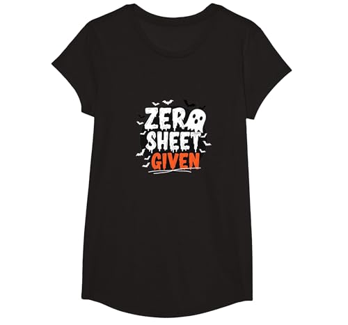 Kein Blatt gegeben: gruseliger Halloween-Geisterhumor T-Shirt, Girls, Schwarz, XS Kein Blatt gegeben: gruseliger Halloween-Geisterhumor T-Shirt, Girls, Schwarz, XS von Generic