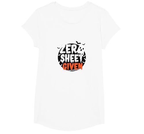 Kein Blatt gegeben: gruseliger Halloween-Geisterhumor T-Shirt, Girls, Weiß, XS Kein Blatt gegeben: gruseliger Halloween-Geisterhumor T-Shirt, Girls, Weiß, XS von Generic