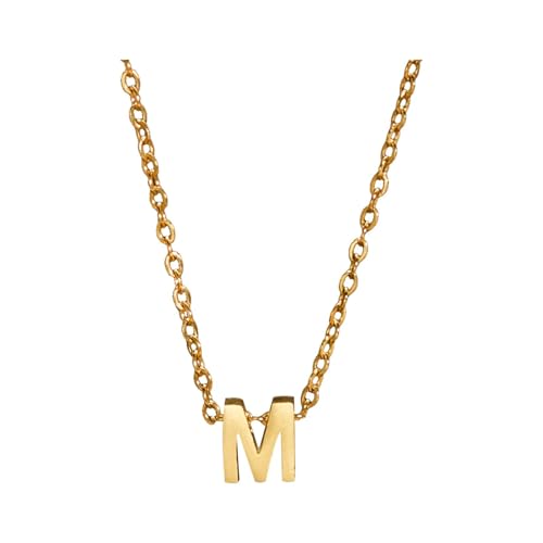 Kette Damen wojonifuiliy01 Eine goldene Halskette mit den Initialen eines modischen Frauennamens ist Geschenk für weibliche Teenager Geschenk Freundin (M, One Size) von Generic