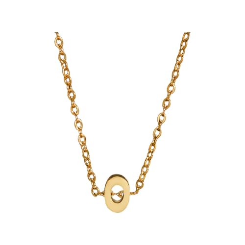 Kette Damen wojonifuiliy01 Eine goldene Halskette mit den Initialen eines modischen Frauennamens ist Geschenk für weibliche Teenager Geschenk Freundin (O, One Size) von Generic