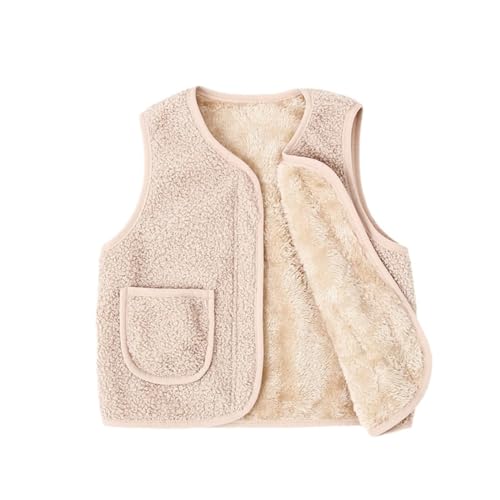 Kinder Ärmellose Warmen Fleeceweste Warme Und Winter Winter Fleece Weste Winterjacke Ärmellose Weste Kinder Teddyjacke Mädchen Leichte Übergangsjacke Jungen von Generic