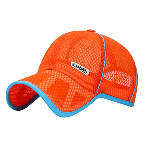 Kinder Baseball Cap Mesh, Basecap Leicht Atmungsaktiv Sommer Baseballkappe Verstellbar Outdoor Sonnenschutz Baseballmütze Freizeit Sonnenmütze Luftiges Sonnenhut Baseball Kappe von Generic