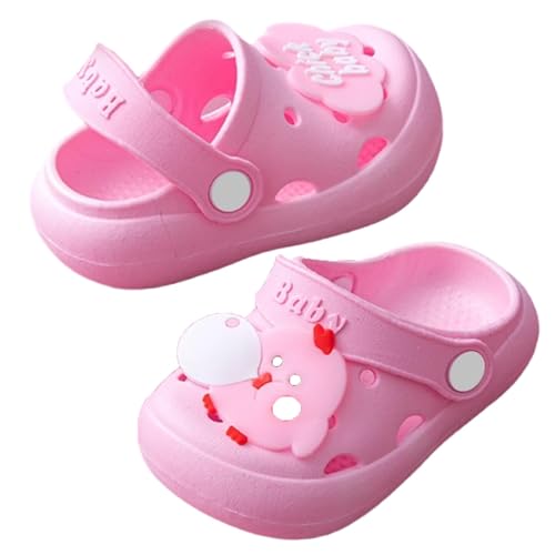 Kinder Clogs Pantoletten Hausschuhe Gartenschuhe Mädchen Strand Sandalen Slip on Badeschuhe Gummi Gartenclogs Badelatschen Jungen Badeschuhe Kinder Schlappen von Generic