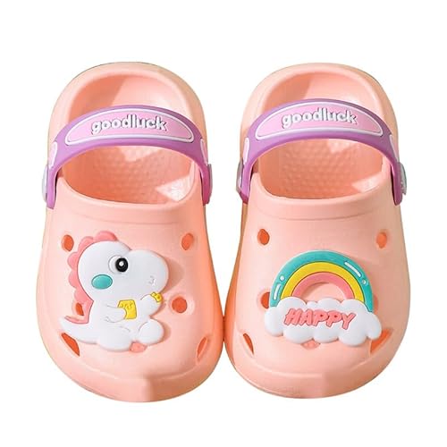 Kinder Clogs Pantoletten Hausschuhe Gartenschuhe Mädchen Strand Sandalen Slip on Badeschuhe Gummi Gartenclogs Kinder Clogs Mädchen Hausschuhe Kinder Schlappen von Generic