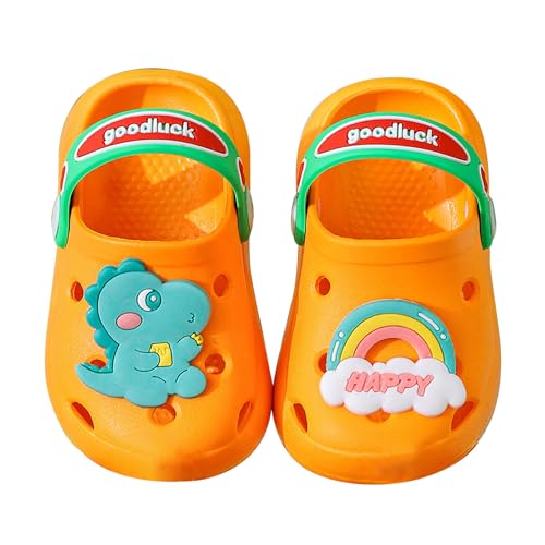 Kinder Clogs Pantoletten Hausschuhe Gartenschuhe Mädchen Strand Sandalen Slip on Badeschuhe Gummi Gartenclogs Kinder Pantoletten Badeschuhe Baby Gartenschuhe von Generic