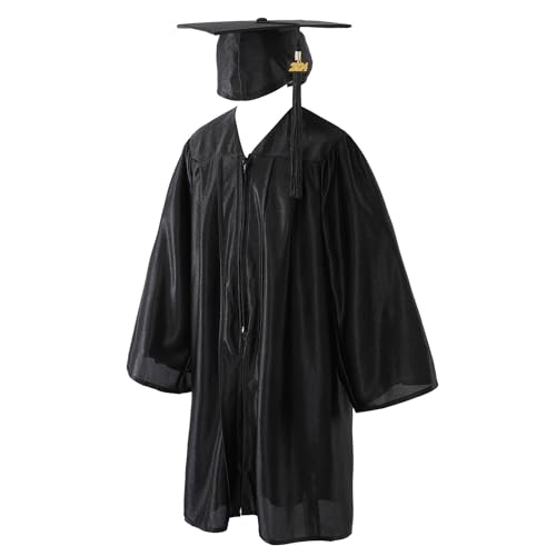 Kinder Graduation Robe Und Abschluss Hut 2024 Kindergarten Vorschule Graduation Hat Abschluss Robe Abschluss Geschenk Für Kinder von Generic